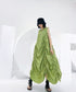 Ruched Balloon Silhouette Dress